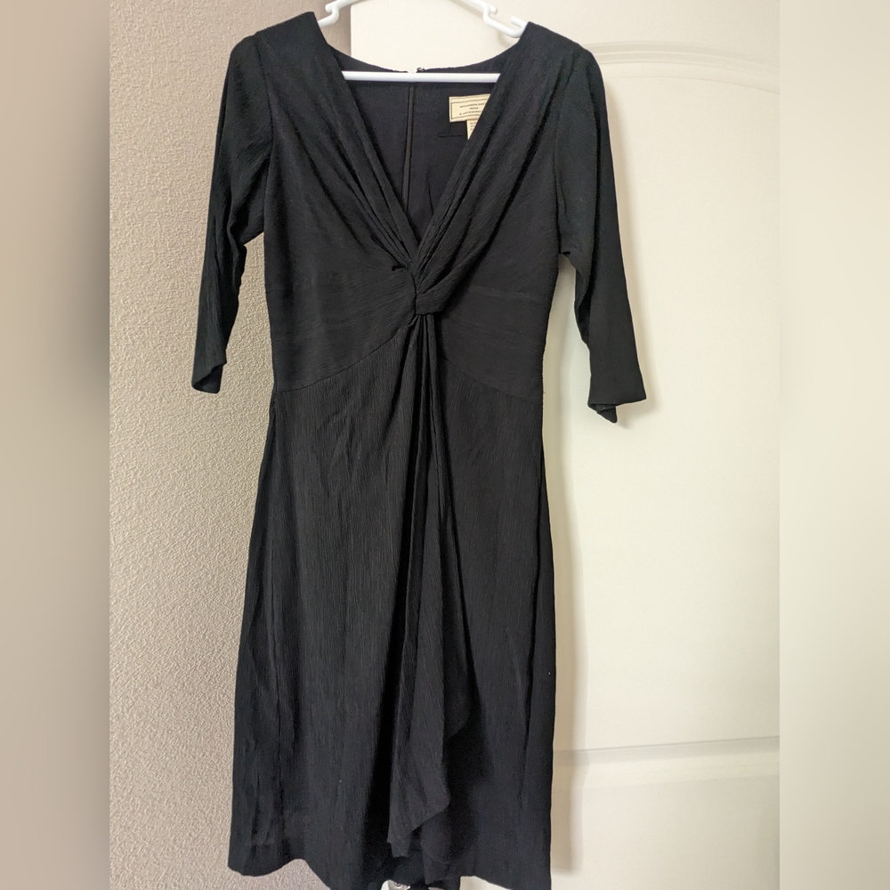 Anthropologie v neck twist front dress